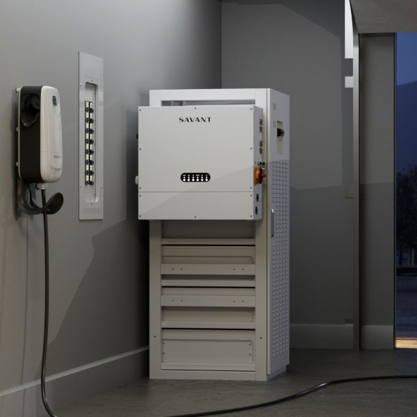 Savant Battery Power Storage in garage