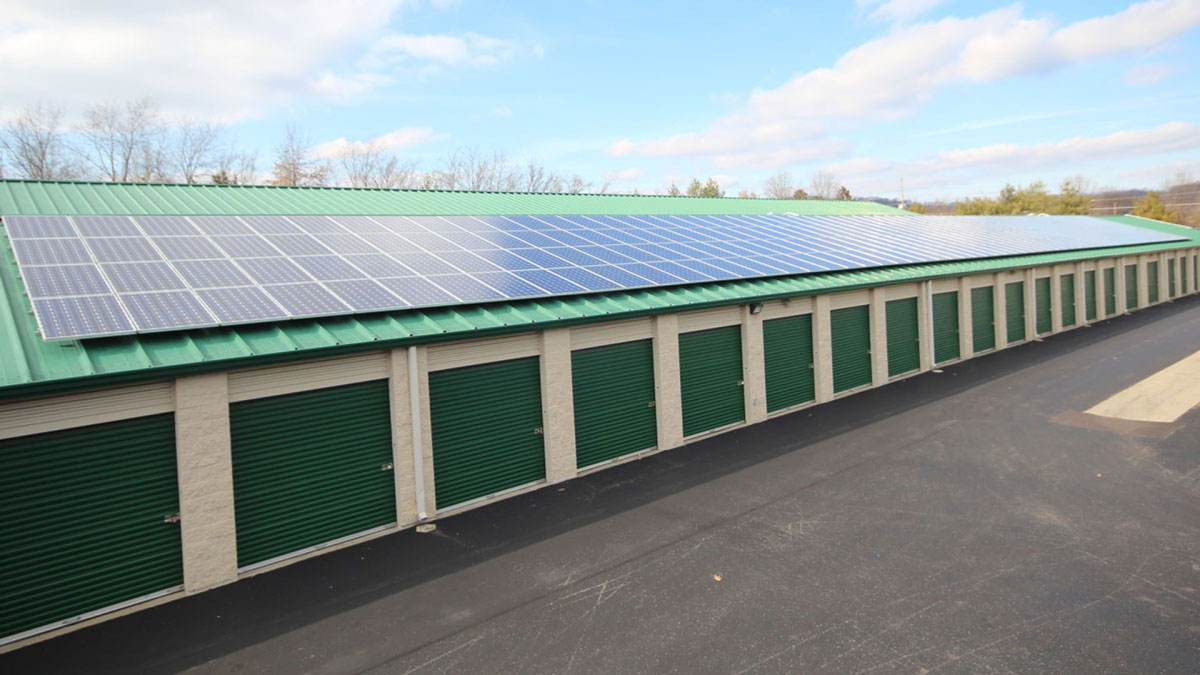 Mallory Station Storage Unit Solar Panels