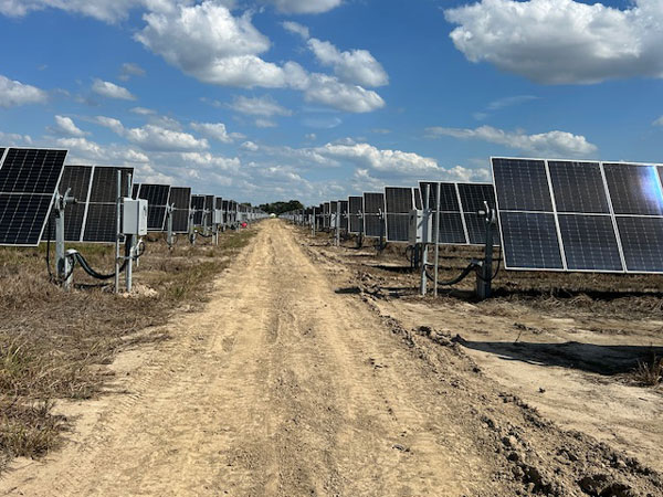 Solar Panel Array at Baptist Health site